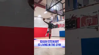 Isaiah Stewart Is An Off-Season Gym Rat! #pistons #isaiahstewart #beefstew #nba #offseason #shorts