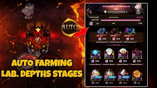How I Auto Farm The Depths of S6 Labyrinth | Shop Clearing Team | F2P 7DS GRANDCROSS