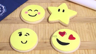 How to make emoji cookies