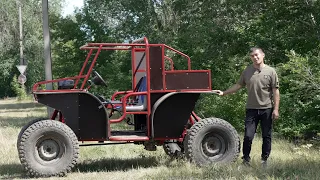 самодельный вездеход с необычной подвеской