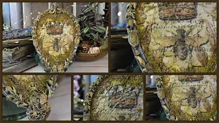 Decoupage & Mixed Media Tutorial With Rice Paper on MDF