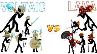 Which Skin is Best ? Voltaic or Lava - Stick war legacy