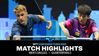 Liang Yanning vs Anton Kallberg | MS QF | WTT Contender Tunis 2023