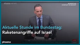 “Aktuelle Stunde” im Bundestag: Raketenangriffe auf Israel und Antisemitismus in Deutschland