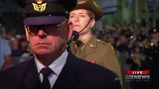 Royal Anthem of Australia: God Save the Queen - Anzac Day Sydney Dawn Service 2018