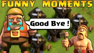COC Funny Moments, Glitches, Fails, Wins and Trolls Compilation #3 | CLASh OF CLANS Builder Left