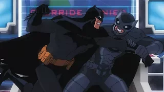 Batman vs Owlman Full Fight - Crisis on Two Earths - Video