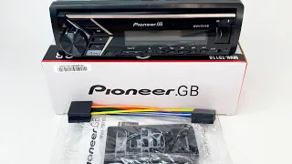 Обзор магнитола PIONEER.GB MVH-T911B и колонки PIONEER  1395