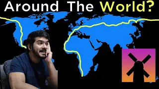 What If We Built a Road Around the World? (RealLifeLore) CG Reaction