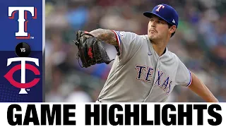 Rangers vs. Twins Highlights (8/22/22) | MLB Highlights