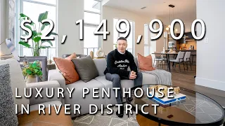 LIVING in a LUXURY $2,149,900  Penthouse River District Vancouver BC, Canada | Vancouver Home Tours