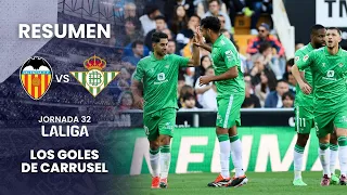 Ayoze e Isco brillan en la victoria del Betis en Valencia |  Goles del Valencia 1 - 2 Real Betis