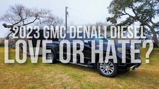 Love it or Hate it? 2023 GMC Sierra Denali with 3L Duramax Diesel! 1,200 Mile Update!