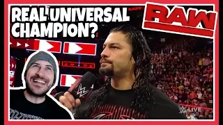 Reaction | Roman Reigns Addresses Steel Cage Controversy + Braun Strowman | WWE Raw April 30, 2018