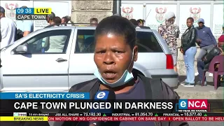 SA's electricity crisis | Cape Town plunged into darkness