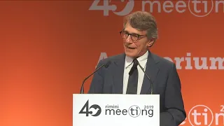 Intervento del Presidente David Sassoli al Meeting di Rimini