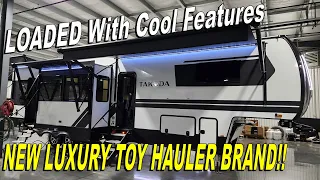 NEW Luxury Toy Hauler Brand! 2024 Takoda 350TH Fifth Wheel by East To West RV at Couchs RV Nation