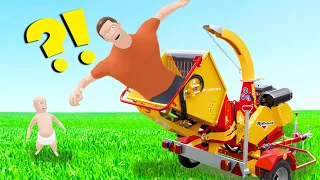 World’s WORST BABY Found *NEW* WOOD CHIPPER… | Who's Your Daddy