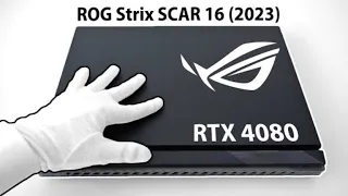 Asus ROG Strix SCAR 16 Unboxing - RTX 4080 Gaming Laptop (The Last of us - Resident evil 4)Gameplay