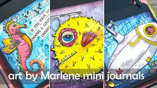 Mini Art by Marlene Art Journal Pages