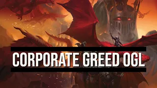 Corporate Greed with WotC OGL 1.1 Leaks