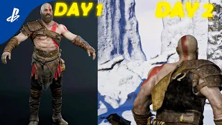 I made god of war game  in 2 days #playstation #ps5  #blender