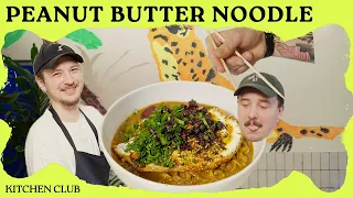 Spicy peanut butter noodles // Локшина швидкого приготування від Артема Кабулахіна // КІТЧЕН КЛАБ