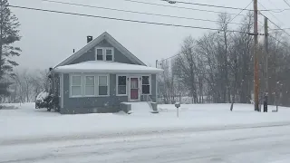 2/25/2022. Snow Storm in Bangor Maine.