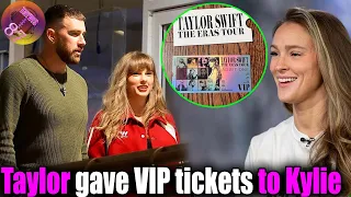 Kylie Kelce excitedly received Eras Tour VIP tickets from Taylor Swift