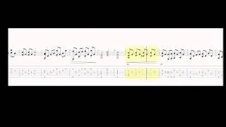 Somewhere Over the Rainbow tab and MIDI beginner arrangement Guitar lesson