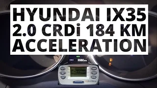 Hyundai ix35 2.0 CRDi 184 hp (AT) - acceleration 0-100 km/h