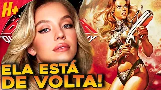 ''FEMILITANTES'' SURTAM COM BARBARELLA NOS CINEMAS de Sidney Sweeney