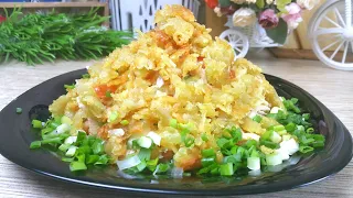 Вкусный салат Муравейник с хрустящей картошечкой