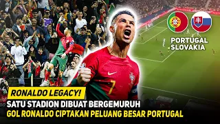 SPEKTAKULER BRACE 🔥 GOL Ronaldo ke gawang Slovakia ✅ Portugal vs Slovakia EURO Qualifiers 2024