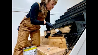 BOLD COLOR?? - STAINING the SHOP STAIRS