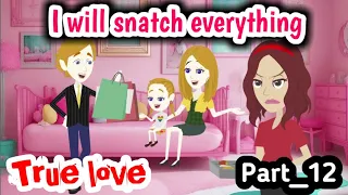 True love part 12| Animated story | English story | learn English | Simple English