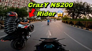 Crazy NS200 Rider😱 se lagi Street Race 🚀 | Vamp is Back in Action | Close Calls 🔥