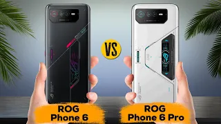 Asus Rog Phone 6 vs Asus Rog Phone 6 Pro