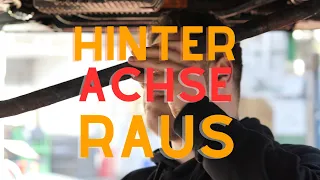 Hinterachse raus | Tracktool aufbau BMW E36 Teil 1