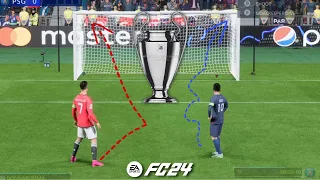 FC 24 | Messi Vs Ronaldo | PSG Vs Man United | Final Penalty Shootout | PS5