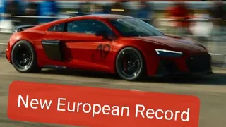 New European Record  in Half Mile Audi R8 2500 hp