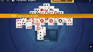 Microsoft Solitaire Collection: Pyramid - Expert - August 22, 2020