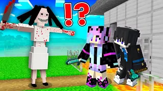 SCARY SERBIAN DANCING LADY vs. Security House in Minecraft