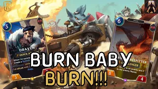 Burn Your Opponent Down With Draven Rumble Midrange Burn! | Legends of Runeterra