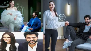 Burak özçivit and beautiful wife fahriye evcen | kurulus osman | osman bey family | beautiful moment