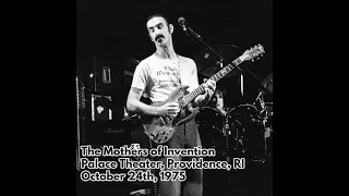 Frank Zappa and the Mothers - 1975 10 24 - Palace Theater, Providence, RI