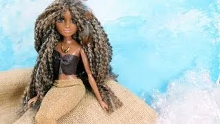 How to Make a Doll Costume : Mermaid  - Doll Crafts