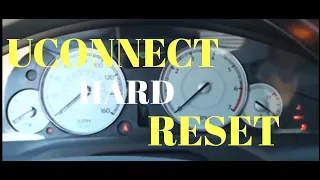 CHRYSLER/ DODGE/ JEEP UCONNECT HARD RESET - FACTORY RESTORE/ ENGINEERING SECRET MENU