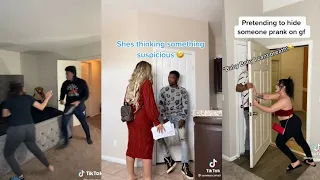 Pretend Like You're Hiding Someone In The Room Prank | Tiktok Compilation 2021