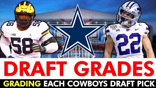 Cowboys Draft Grades: All 7 Rounds From 2023 NFL Draft Ft. Mazi Smith, Deuce Vaughn & Jalen Brooks